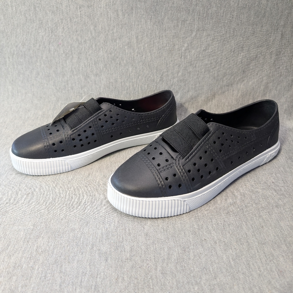 Blowfish Malibu Ruby Rubber Shoes Women's 10 Black White New